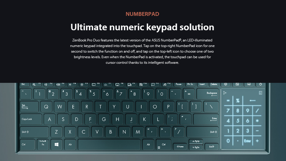 Ultimate numeric pad solution